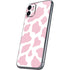 Pink Cow Print iPhone 11 Skin