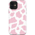 Pink Cow Print iPhone 12 Impact Case