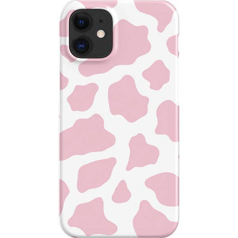 Pink Cow Print iPhone 12 Mini Lite Case