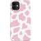 Pink Cow Print iPhone 12 Mini Lite Case