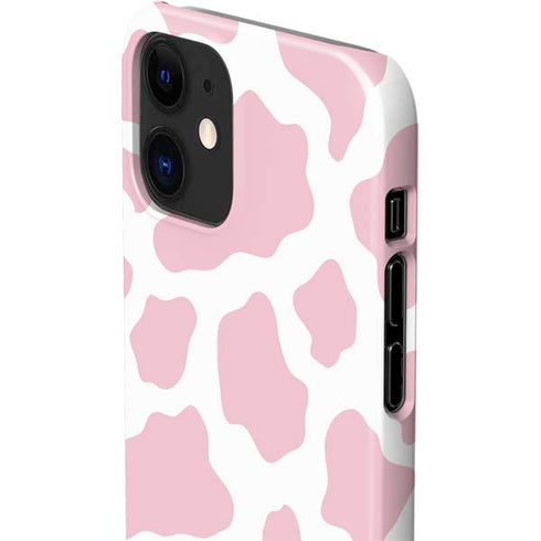 Pink Cow Print iPhone 12 Mini Lite Case