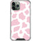 Pink Cow Print iPhone 12 Pro Clear Case