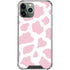 Pink Cow Print iPhone 12 Pro Clear Case