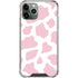 Pink Cow Print iPhone 12 Pro Max Clear Case