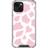 Pink Cow Print iPhone 13 Clear Case