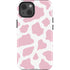 Pink Cow Print iPhone 13 Impact Case