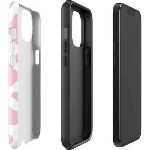 Pink Cow Print iPhone 13 Impact Case