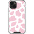 Pink Cow Print iPhone 13 Mini Clear Case