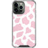 Pink Cow Print iPhone 13 Pro Max Clear Case