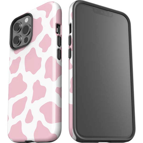 Pink Cow Print iPhone 13 Pro Max Impact Case