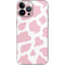 Pink Cow Print iPhone 13 Pro Max Skin