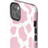 Pink Cow Print iPhone 14 Plus Impact Case