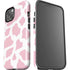 Pink Cow Print iPhone 15 Plus Impact Case