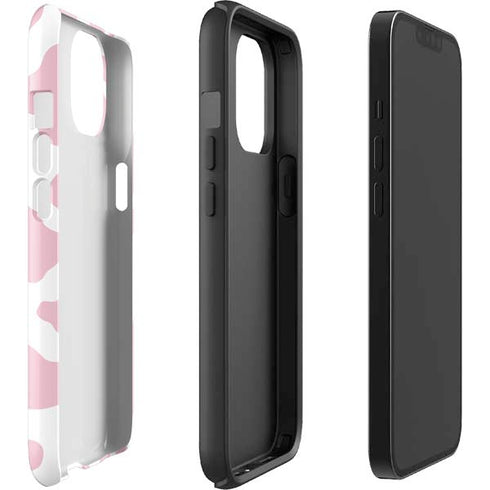 Pink Cow Print iPhone 14 Impact Case
