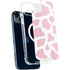 Pink Cow Print iPhone 15 Plus MagSafe Case