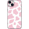 Pink Cow Print iPhone 15 Plus Skin