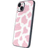 Pink Cow Print iPhone 15 Plus Skin