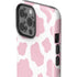 Pink Cow Print iPhone 15 Pro Max Impact Case