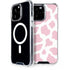 Pink Cow Print iPhone 15 Pro Max MagSafe Case