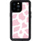 Pink Cow Print iPhone 14 Pro Max Waterproof Case
