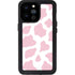Pink Cow Print iPhone 14 Pro Max Waterproof Case