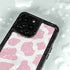 Pink Cow Print iPhone 14 Pro Max Waterproof Case