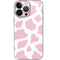 Pink Cow Print iPhone 14 Pro Skin