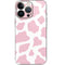 Pink Cow Print iPhone 15 Pro Skin