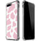 Pink Cow Print iPhone 7/8 Plus Clear Case
