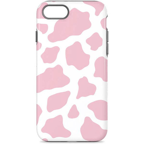 Pink Cow Print iPhone 8 Pro Case