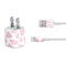 Pink Cow Print iPhone Charger (5W USB) Skin