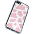 Pink Cow Print iPhone SE (2nd & 3rd Gen) Clear Case