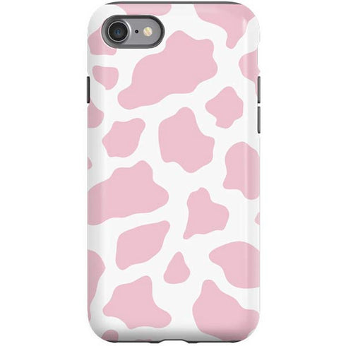 Pink Cow Print iPhone SE (2nd & 3rd Gen) Pro Case