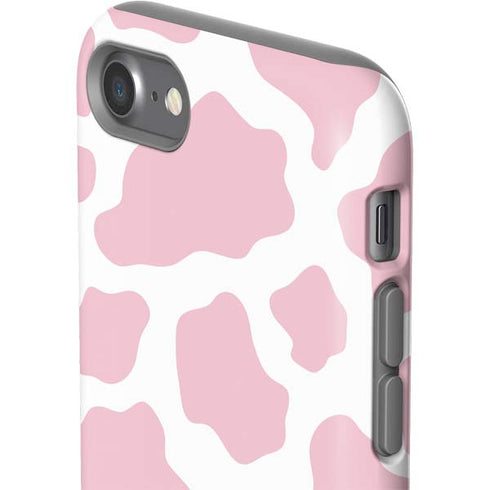 Pink Cow Print iPhone SE (2nd & 3rd Gen) Pro Case