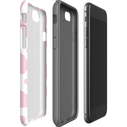 Pink Cow Print iPhone SE (2nd & 3rd Gen) Pro Case