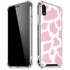 Pink Cow Print iPhone XR Clear Case