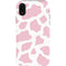 Pink Cow Print iPhone XR Pro Case
