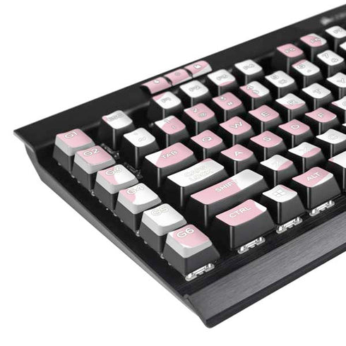 Pink Cow Print K95 RGB PLATINUM Mechanical Gaming Keyboard Skin