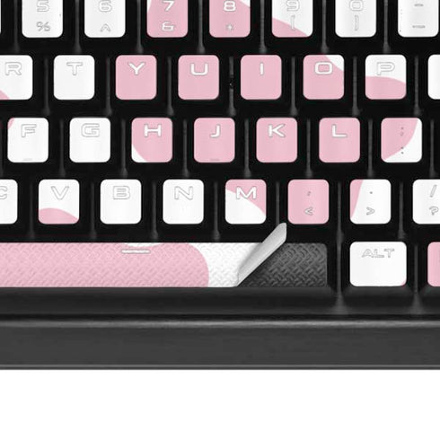 Pink Cow Print K95 RGB PLATINUM Mechanical Gaming Keyboard Skin