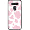 Pink Cow Print LG K51/Q51 Clear Case