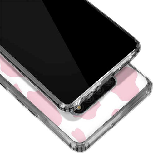 Pink Cow Print LG Stylo 6 Clear Case