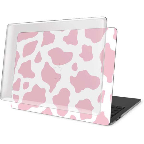 Pink Cow Print MacBook Pro 13in (2020) Case plus Skin