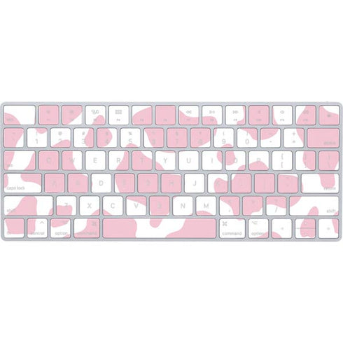 Pink Cow Print Magic Keyboard Skin