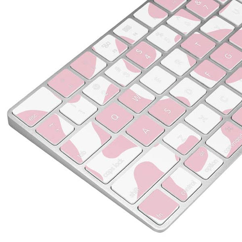 Pink Cow Print Magic Keyboard Skin
