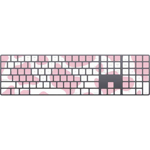 Pink Cow Print Magic Keyboard with Numeric Keypad Skin