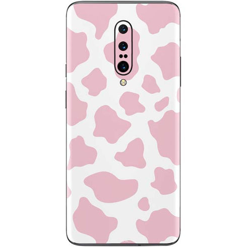 Pink Cow Print OnePlus 7 Pro Skin