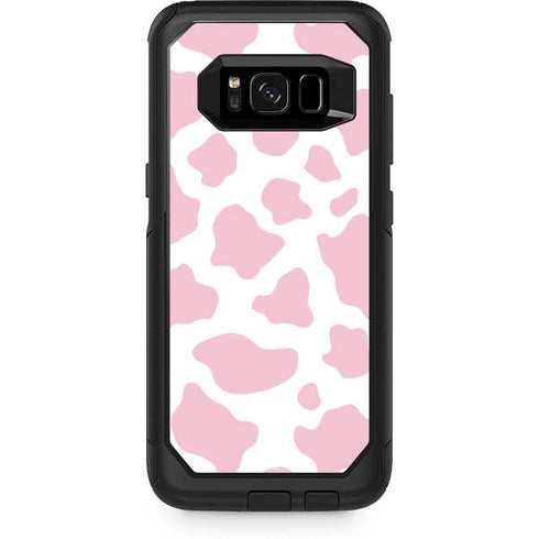 Pink Cow Print Otterbox Commuter Galaxy Skin