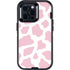 Pink Cow Print Otterbox Defender iPhone Skin