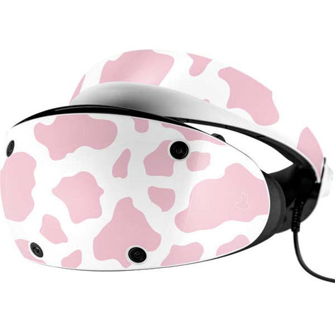 Pink Cow Print PlayStation VR2 Skin