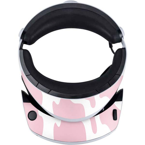 Pink Cow Print PlayStation VR2 Skin